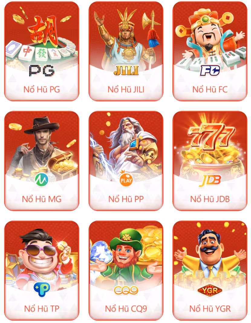 Sảnh game Nổ hũ HUBER